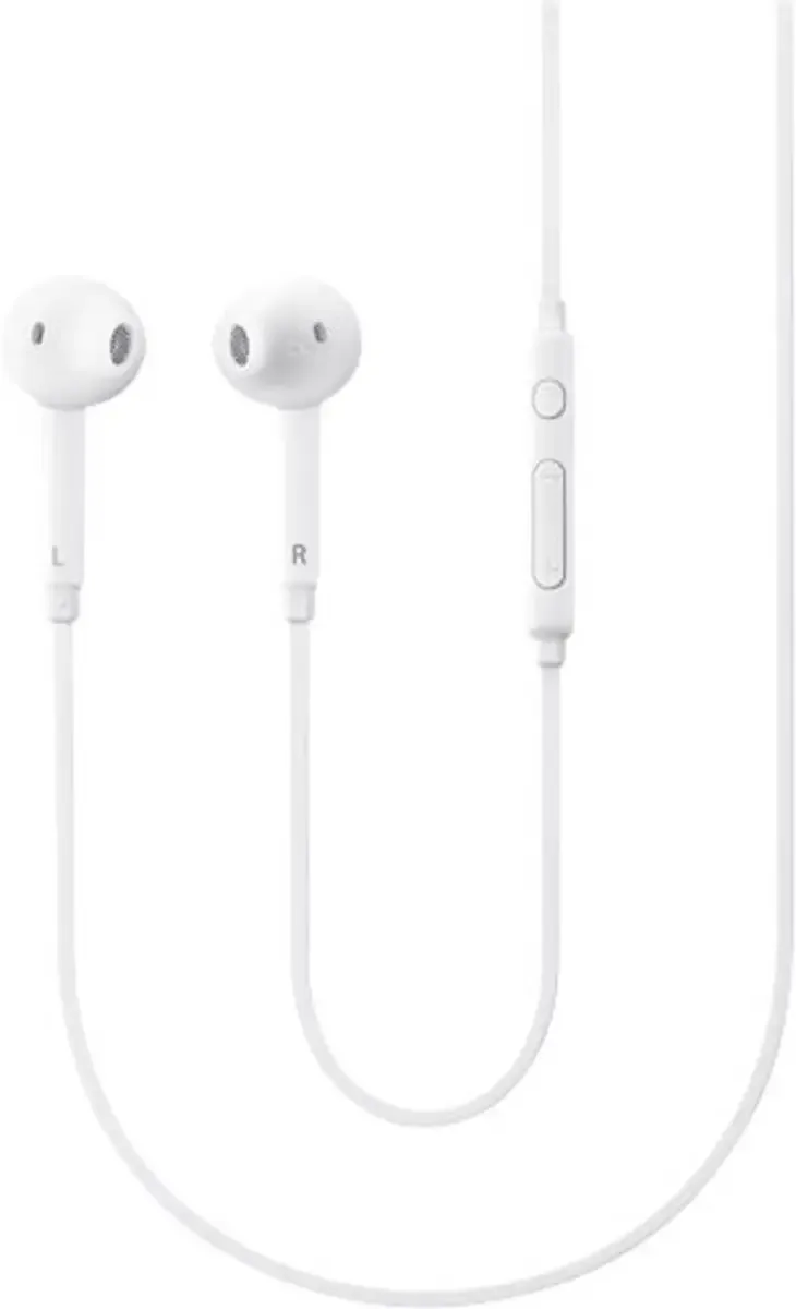 EO-EG920BW In Ear oordopjes Kabel Volumeregeling, Headset Mobiele telefoon by Samsung in White – product photo 1 of 2