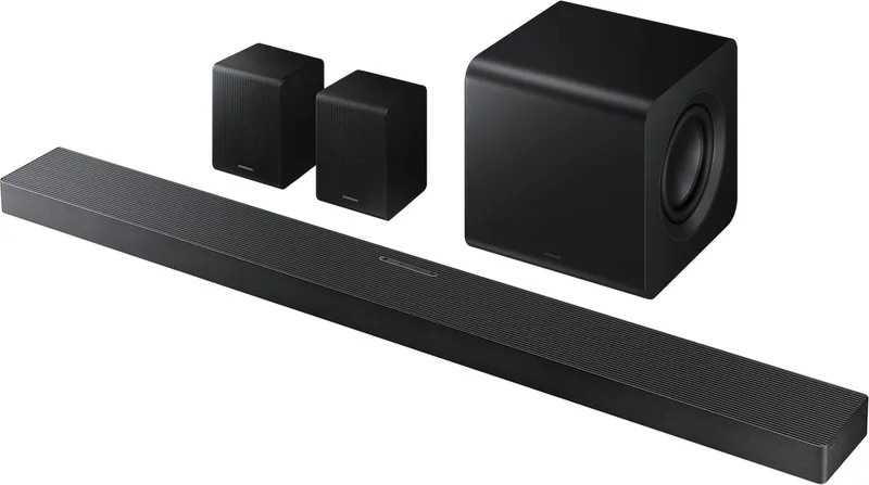 HW-QS750F – Soundbar met Subwoofer en Surround – 5.1.2 – Wireless Dolby Atmos by Samsung in Titan Black – product photo