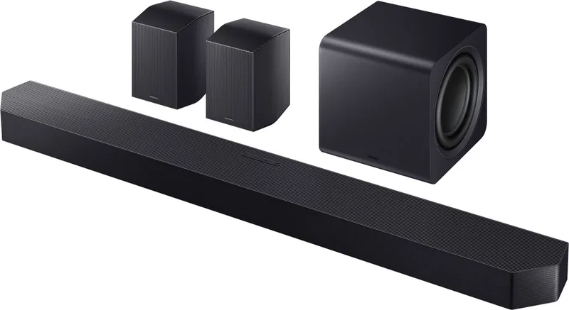 Q-series HW-Q990F - Soundbar - Dolby Atmos - Q-Symphony - Zwart van Samsung in Titan Black – productfoto