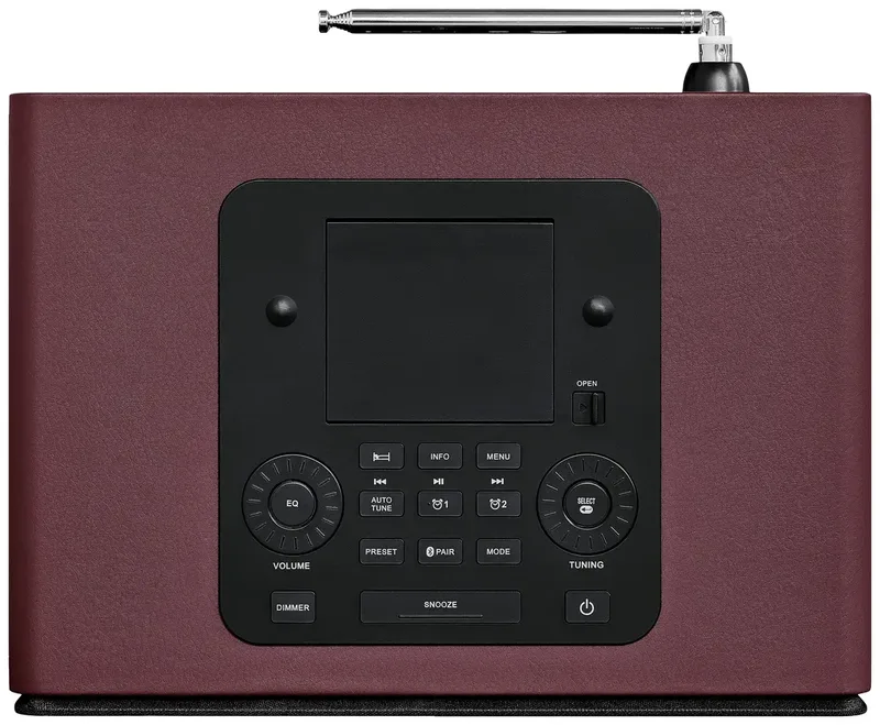 DDR-38 Tischradio DAB+, DAB, UKW Apple-Dock, AUX, Bluetooth® Akku-Ladefunktion, Inkl. Fernbedienung, Weckfunktion Braun by Sangean – product photo 2 of 2