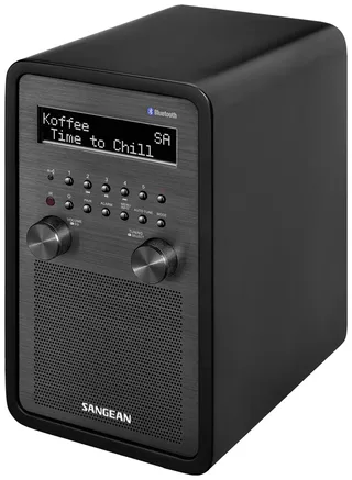 DDR-60 Tischradio DAB+, DAB, UKW AUX, Bluetooth®, NFC Inkl. Fernbedienung, Weckfunktion Schwarz från Sangean – produktbild 2 av 2