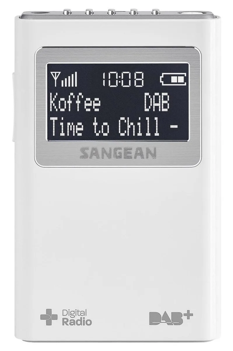DPR-39 - Draagbare radio met DAB+ van Sangean in Wit – productfoto