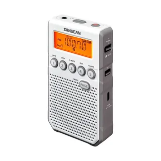 Dt-800 White Digital Pocket Am/fm Draagbare Radio by Sangean – product photo 3 of 3