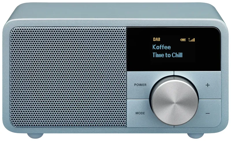 Genuine Mini DDR-7 Radio DAB+, VHF (FM) AUX, Bluetooth by Sangean in Turquoise – product photo 1 of 3