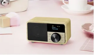 Genuine Mini DDR-7 Tischradio DAB+, UKW AUX, Bluetooth® Holz by Sangean – product photo 2 of 3