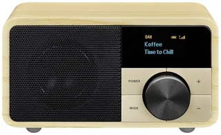 Genuine Mini DDR-7 Tischradio DAB+, UKW AUX, Bluetooth® Holz by Sangean – product photo 1 of 3