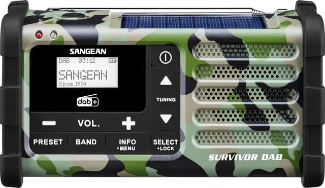 MMR-88 DAB+ FM-RDS/DAB/Handcrank/Solar Radio - Noodradio