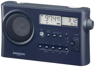 PR-D4BT Tischradio UKW, MW, AM, FM Bluetooth® Weckfunktion Dunkelblau van Sangean – productfoto 2 van 2