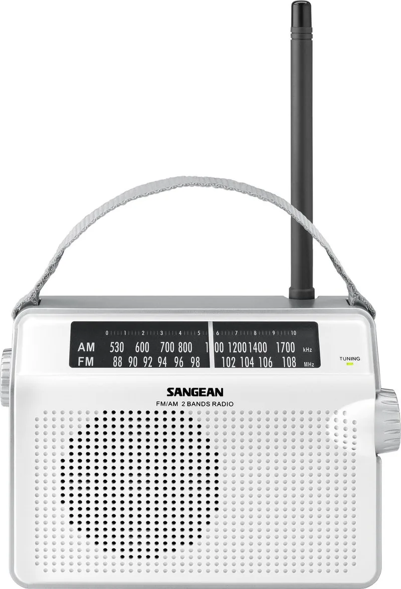 PR-D6 - Draagbare radio van Sangean in Wit – productfoto