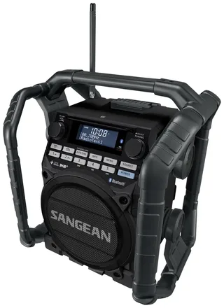U-4 DBT+ - Bouwradio met Bluetooth - Werfradio met DAB+ en FM van Sangean in Zwart – productfoto 3 van 3