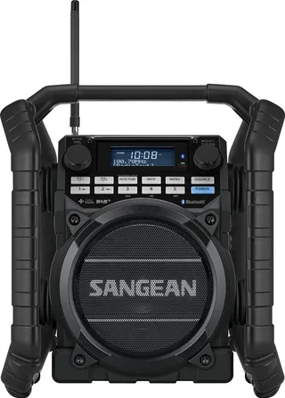 U-4 DBT+ - Bouwradio met Bluetooth - Werfradio met DAB+ en FM van Sangean in Zwart – productfoto 1 van 3