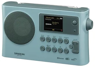 WFR-28BT Internet Tischradio DAB+, FM WLAN, Bluetooth®, AUX Akku-Ladefunktion, Spotify Hellblau by Sangean – product photo 2 of 2