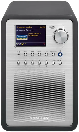 WFR-70 (SmartLink 1) Internetradio DAB+, VHF (FM), Internet AUX, USB, Internetradio Spotify, Geschikt voor DLNA by Sangean in Grey – product photo 3 of 3