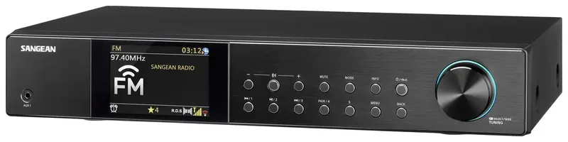 WFT-4 Internetradio HiFi-tuner Bluetooth, DAB+, Internetradio, WiFi van Sangean in Zwart – productfoto 2 van 2