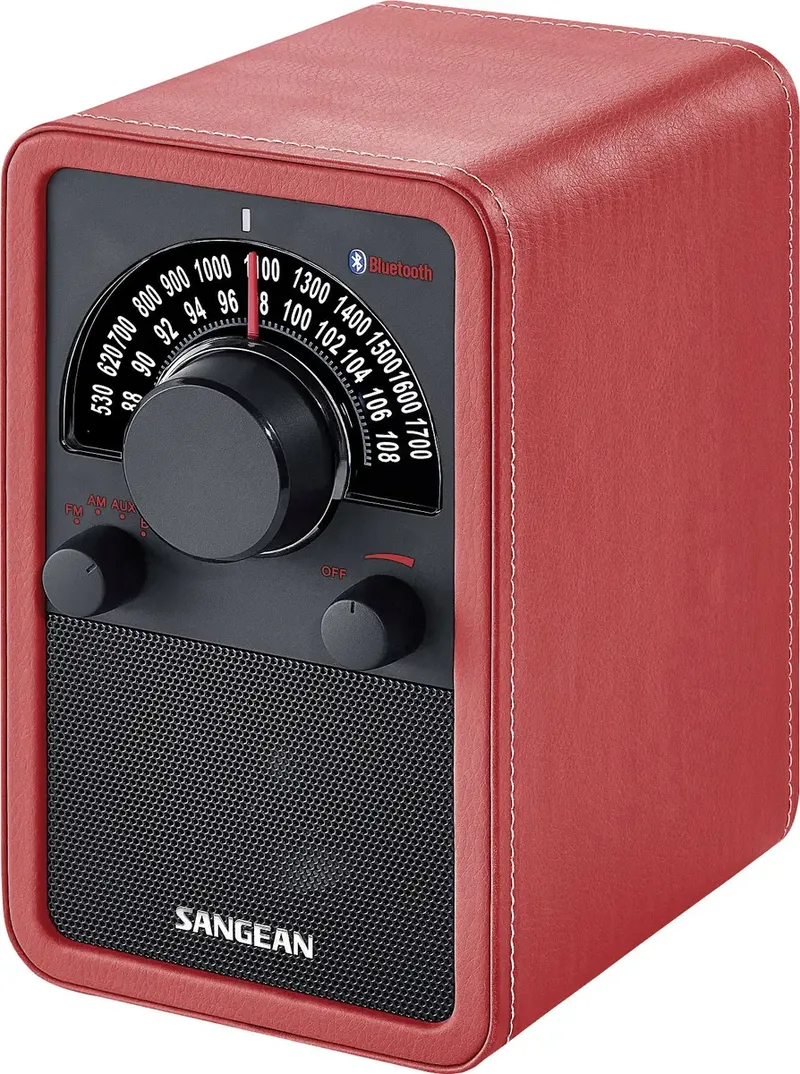 WR-15BT Tischradio UKW, MW AUX, Bluetooth® Rot by Sangean – product photo
