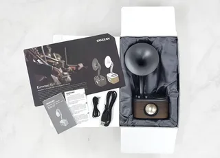 WR-45 Black Tischradio UKW AUX, Bluetooth® wiederaufladbar Schwarz by Sangean – product photo 2 of 2