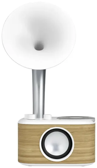 WR-45 White Tischradio UKW AUX, Bluetooth® wiederaufladbar Weiß från Sangean – produktbild 2 av 2