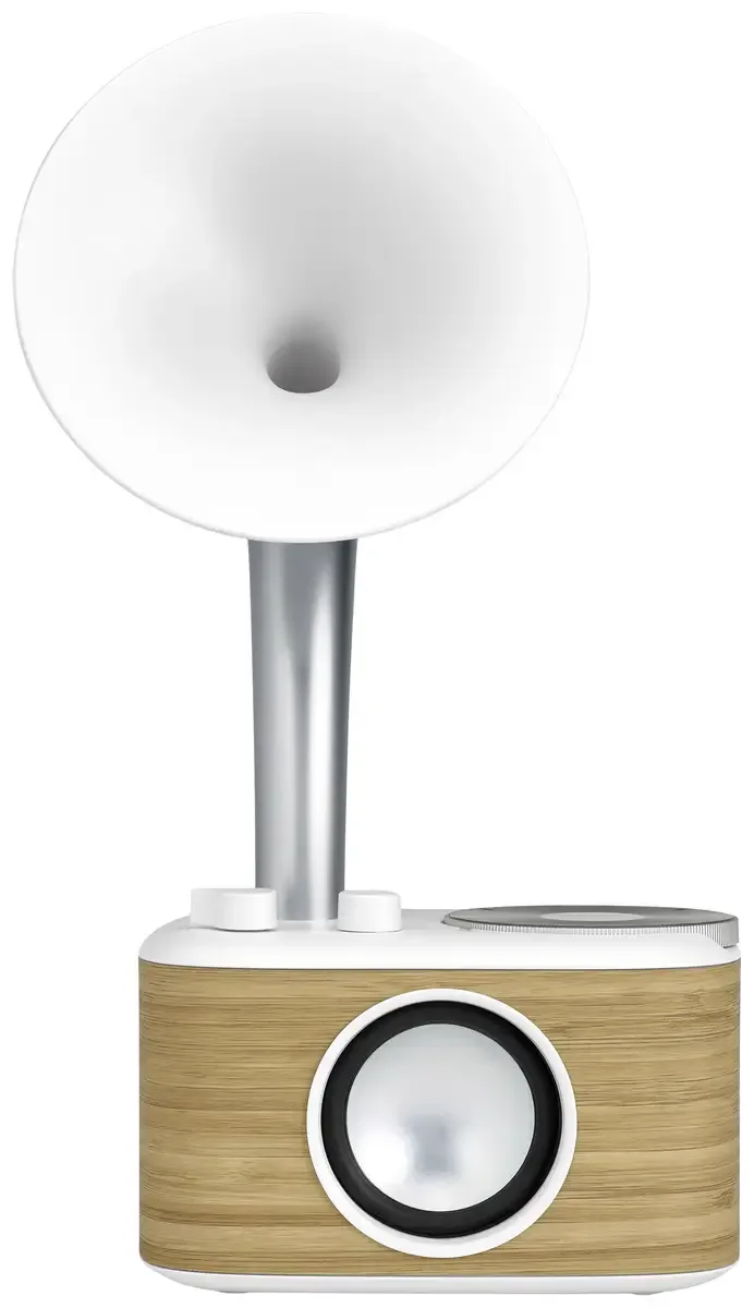WR-45 White Tischradio UKW AUX, Bluetooth® wiederaufladbar Weiß från Sangean – produktbild 2 av 2