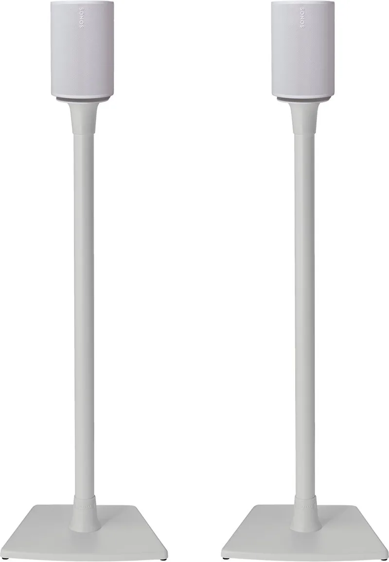 WSSE12-W2 – Vaste luidsprekerstandaarden voor Sonos Era 100 – 87,4 cm – Set van 2 by Sanus in White – product photo