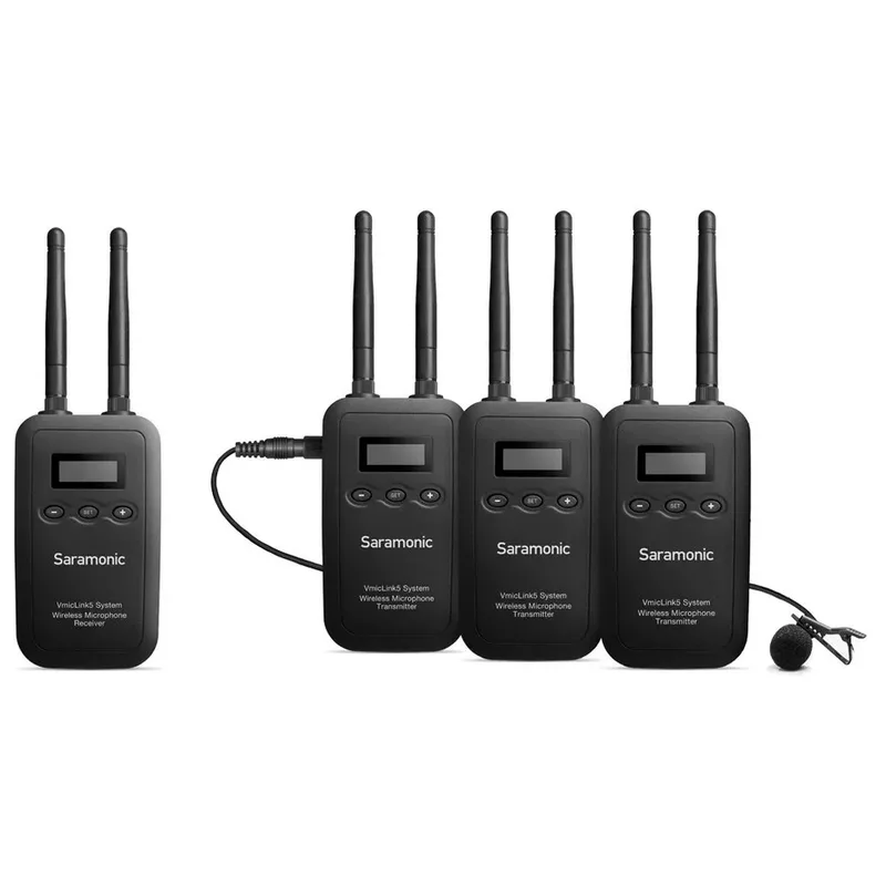 Rx+tx+tx+tx Draadloos Systeem Camcorder Microfoon by Saramonic – product photo 1 of 2