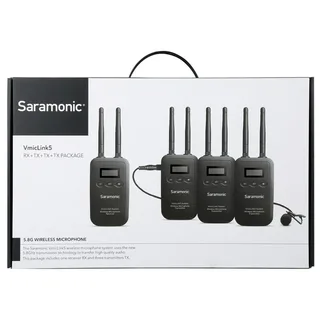 Rx+tx+tx+tx Draadloos Systeem Camcorder Microfoon by Saramonic – product photo 2 of 2