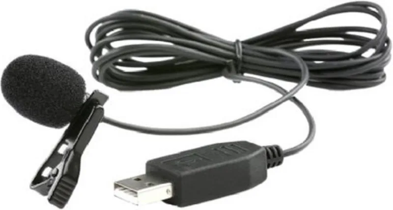 SR-ULM10, Lavalier microfoon met USB en 200 cm kabel, voor computer met usb van Saramonic in Zwart – productfoto