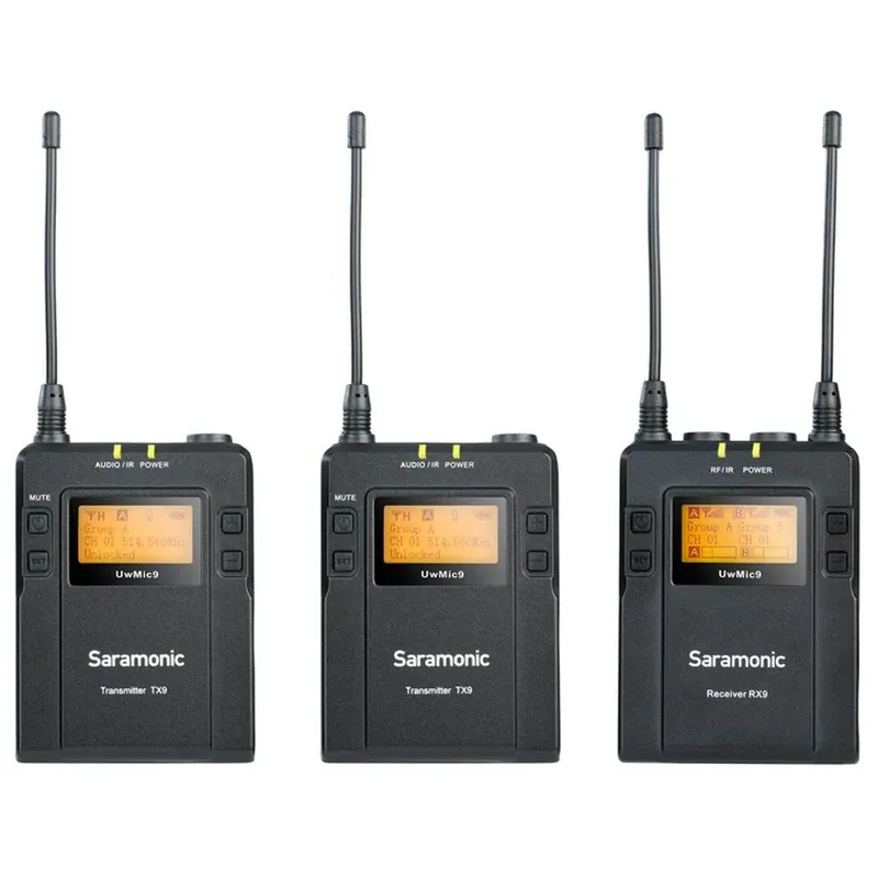 Uwmic9 Tx9+tx9+rx9 Draadloos Camerasysteem Microfoon by Saramonic – product photo