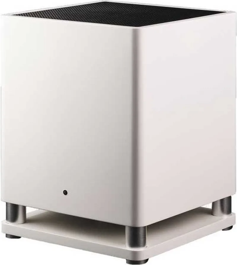 MB10 actieve Subwoofer van Scansonic in Wit – productfoto