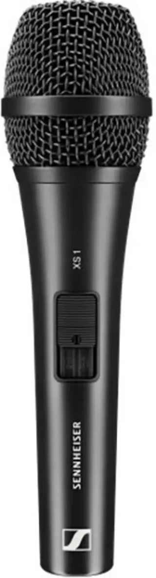Gesangs-Mikrofon Sennheiser XS 1 Übertragungsart (Details):Kabelgebunden inkl. Klammer, inkl. Tasche, Schalter van Sennheiser – productfoto 1 van 2
