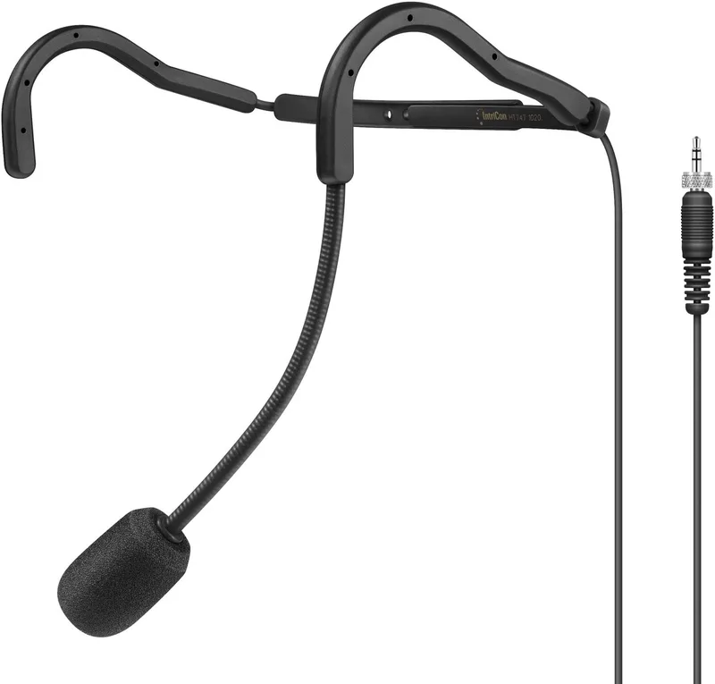 HT 747 Black - Headset microfoon van Sennheiser in Zwart – productfoto