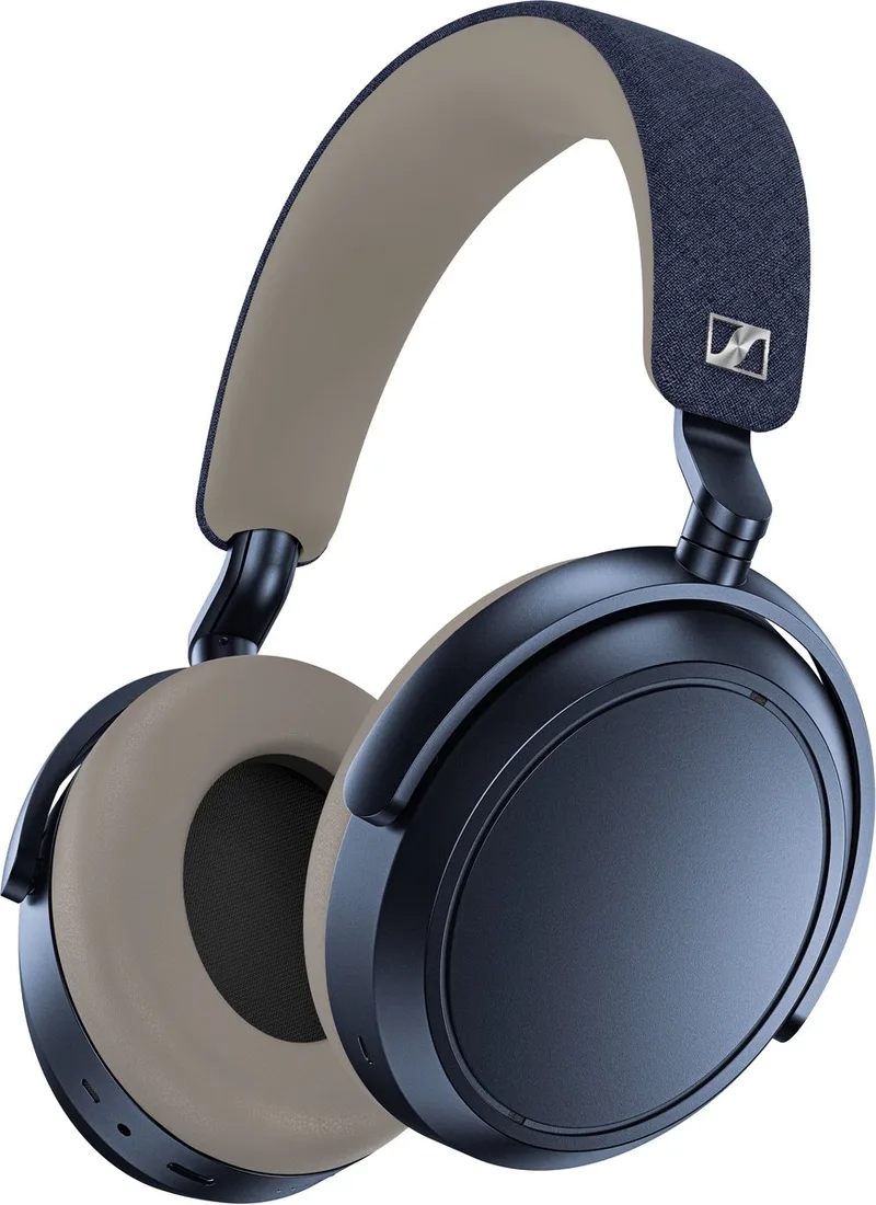 MOMENTUM 4 Wireless - Draadloze over-ear koptelefoon met Noise Cancelling - 60u batterij - Snelladen – 4 Microfoons van Sennheiser in Denim – productfoto