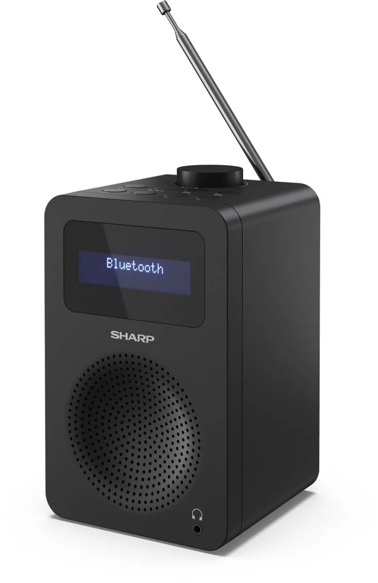 DR-430(BK) Tokyo Digitale DAB+ - FM radio met Bluetooth fra Sharp i Sort – produktbillede