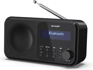 DR-P420(BK) Tokyo Portable DAB - FM radio met Bluetooth van Sharp in Zwart – productfoto 1 van 2