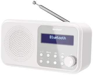 DR-P420(WH) Tokyo Portable DAB - FM radio met Bluetooth by Sharp in White – product photo 2 of 2