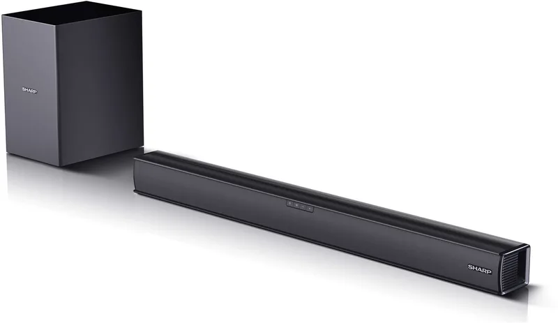 HT-SBW182 2.1 Soundbar - draadloze subwoofer - bluetooth - 160 Watt by Sharp in Black – product photo