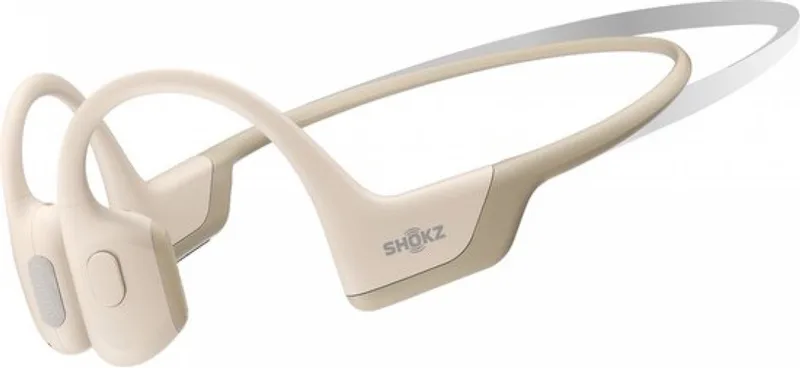 Openrun Pro Mini - Bone Conduction - Sporthoofdtelefoon by Shokz in Beige – product photo