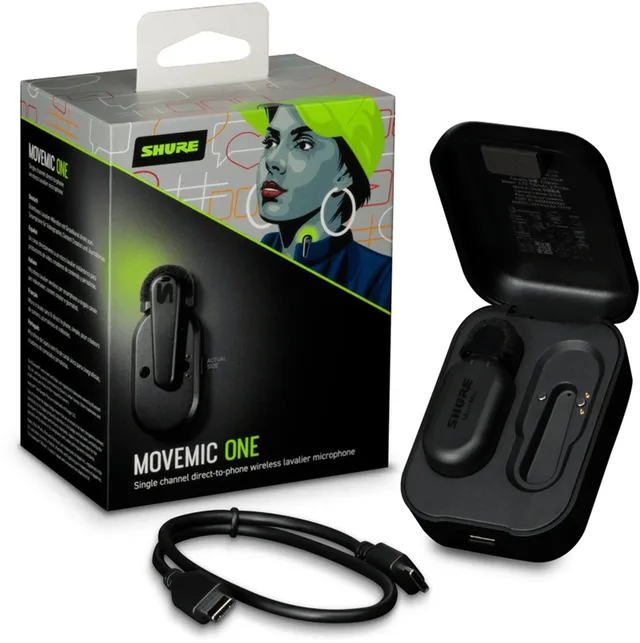 MoveMic One Microfoon met bevestigingsclip