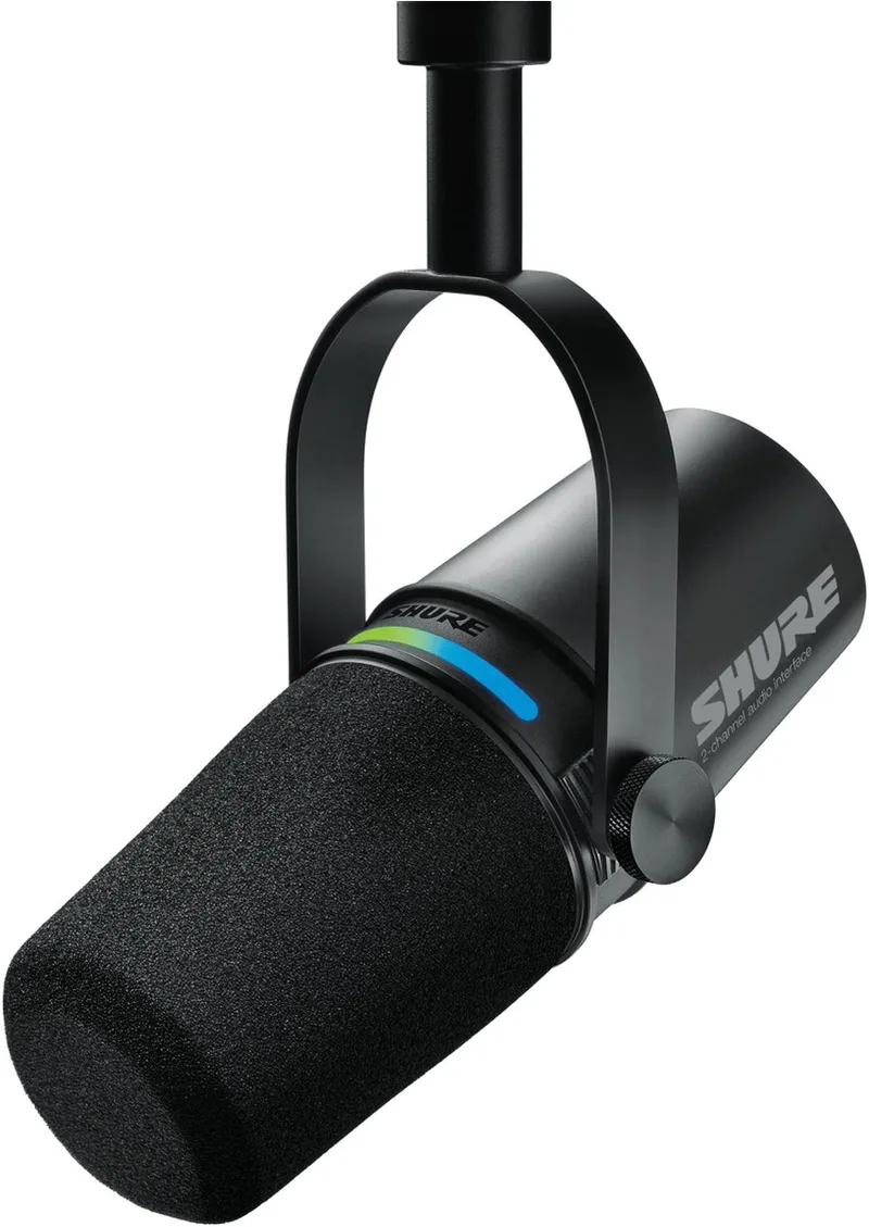 MV7I microfoon Zwart - Studio Microfoon van Shure in Zwart – productfoto