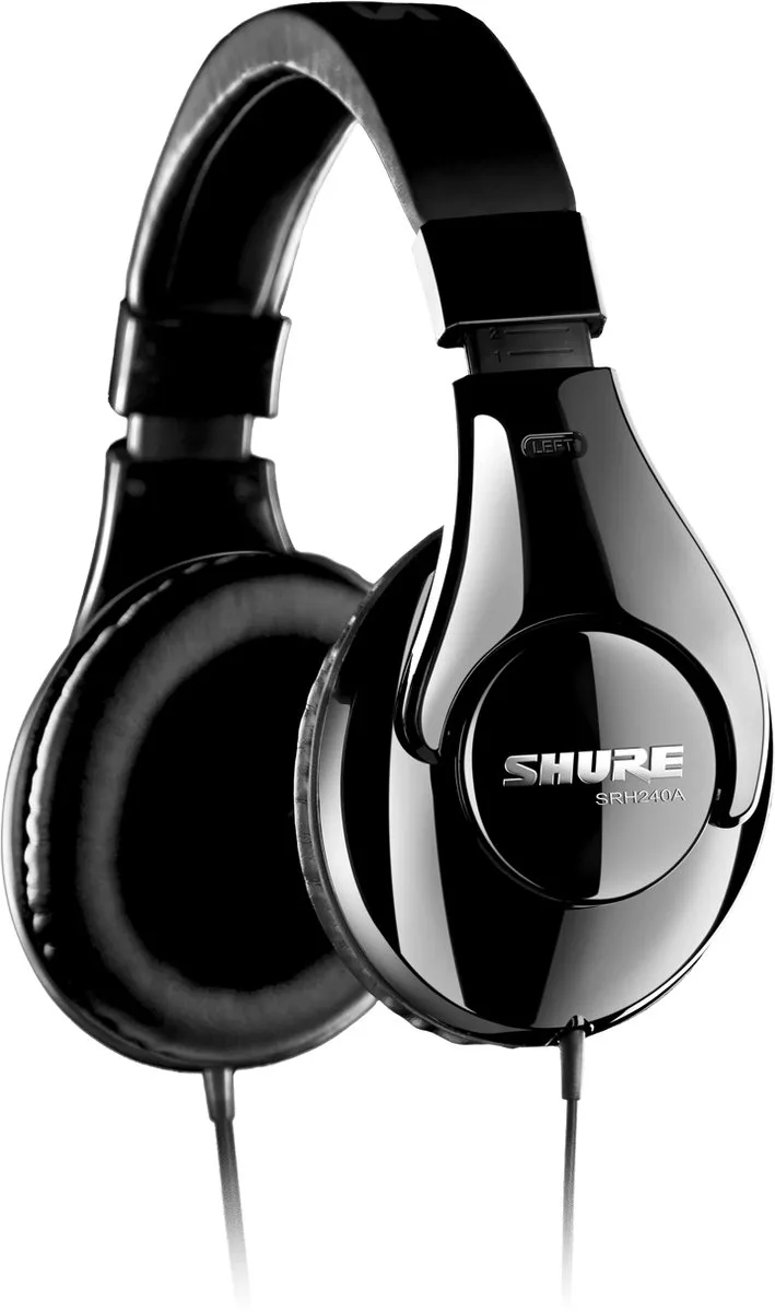 SRH240A - Hoofdtelefoon van Shure in Zwart – productfoto