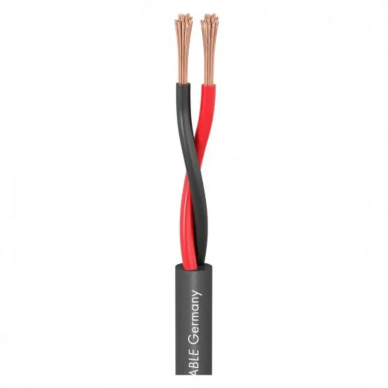Sommer Cable 415-0051FC Luidsprekerkabel 2 x 1.5 mm² + 2 x 1.5 mm² per meter från Sommer Cable i Svart – produktbild