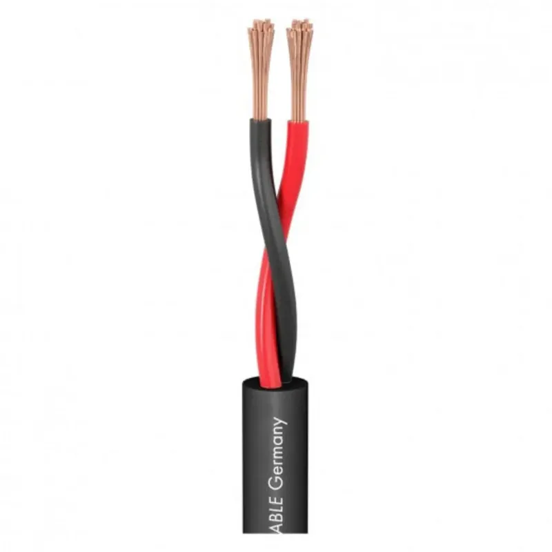 Sommer Cable 425-0051FC Luidsprekerkabel 2 x 2.5 mm² + 2 x 2.5 mm² per meter by Sommer Cable in Black – product photo
