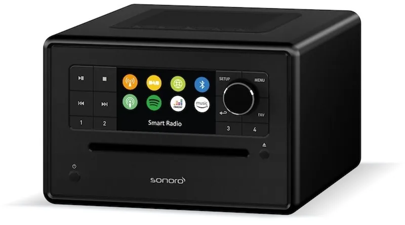 Elite 2025 Internet Radio met CD-Speler - Mat by Sonoro in Black – product photo