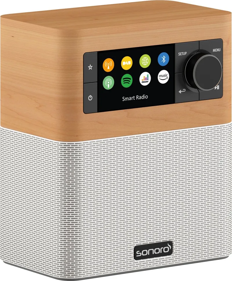 Stream X Internetradio - Esdoorn/wit by Sonoro in White – product photo