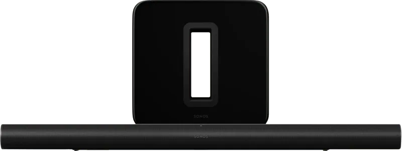 Arc Ultra + Sonos Sub 4 Zwart von Sonos – Produktfoto