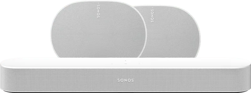 Beam Gen2 Wit + 2x Era 300 Wit by Sonos – product photo