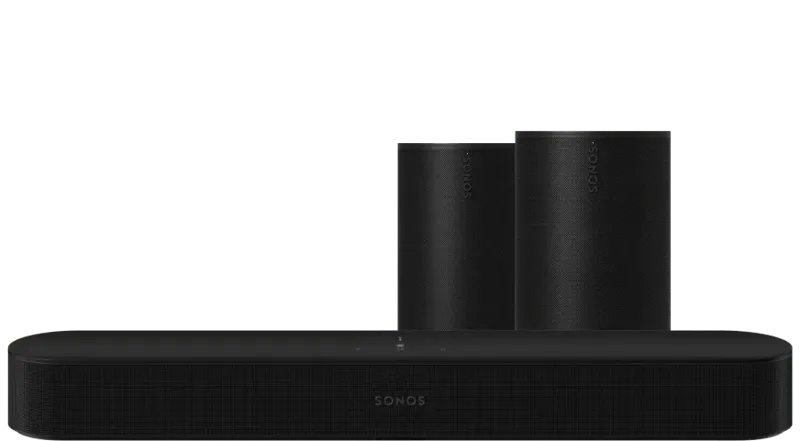 Beam Gen2 Zwart + Era 100 SL Duopack Zwart by Sonos – product photo