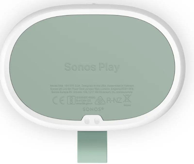 Play - Draagbare smart speaker - Wifi & Bluetooth - Tot 24 uur batterijduur - Waterdicht (IP67) van Sonos in Wit – productfoto
