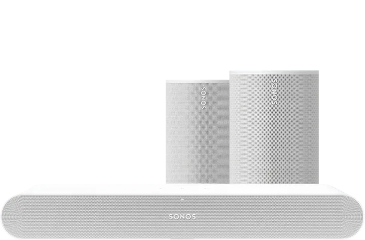 Ray Wit + Era 100 SL Duopack Wit de Sonos – photo produit