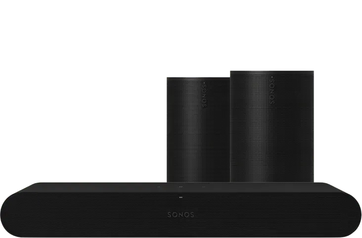 Ray Zwart + Era 100 SL Duopack Zwart by Sonos – product photo