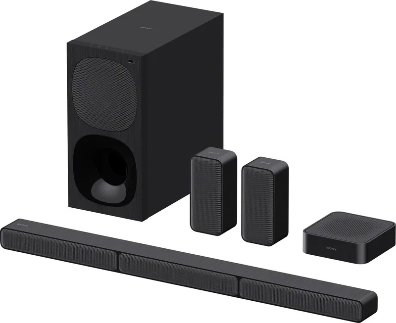 HT-S40R - Soundbar met subwoofer en draadloze achterspeakers van Sony in Zwart – productfoto